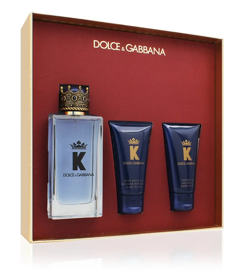 K by Dolce & Gabbana Geschenkset Eau de Toilette für Herren 100 ml + Aftershave-Balsam 50 ml + Duschgel