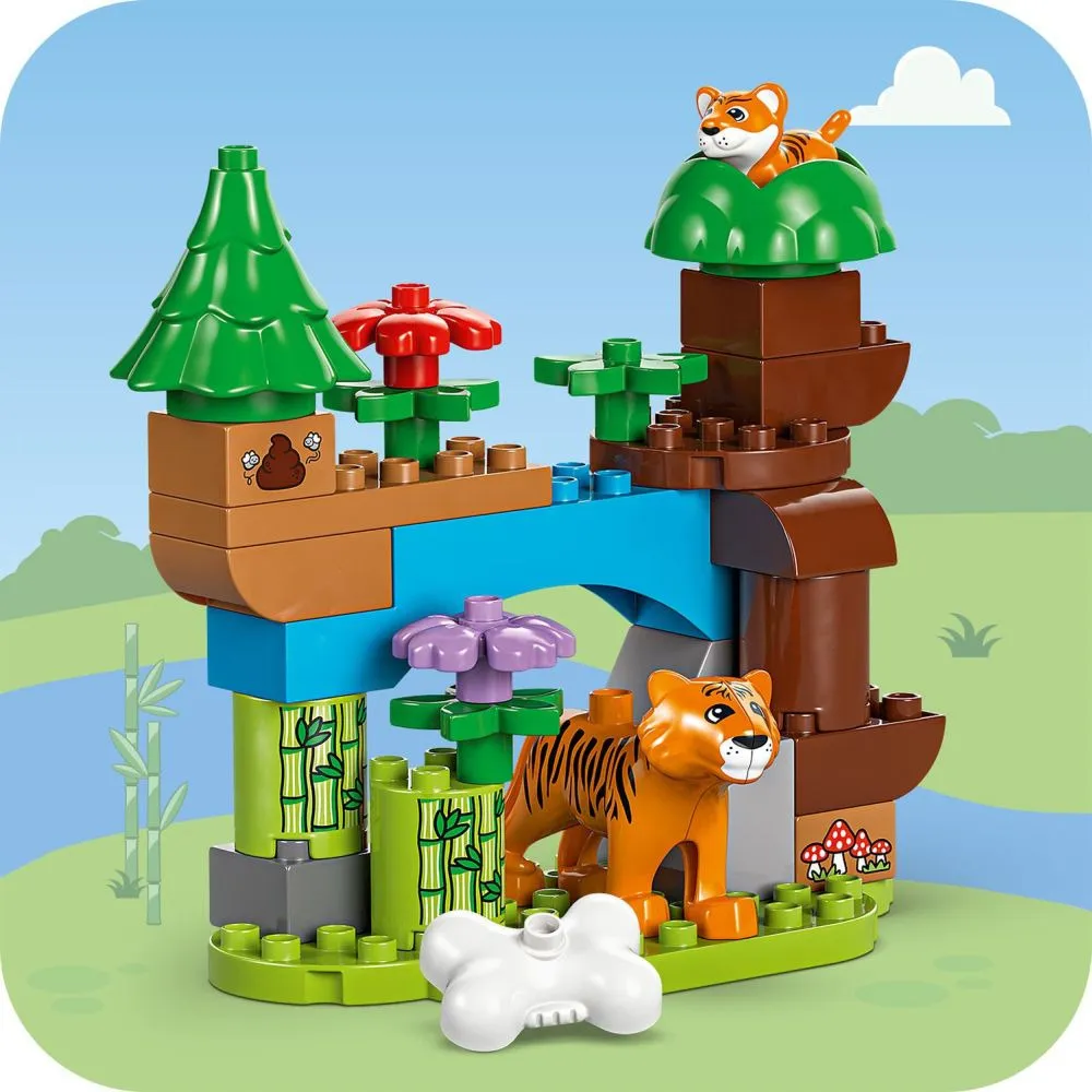 DUPLO® 10446 Familien wilder Tiere 3-in-1