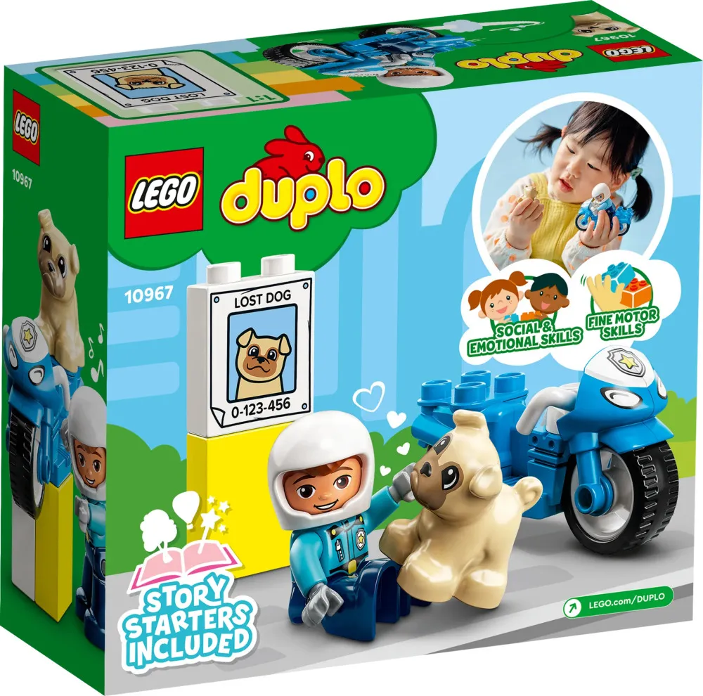 DUPLO® 10967 Polizeimotorrad