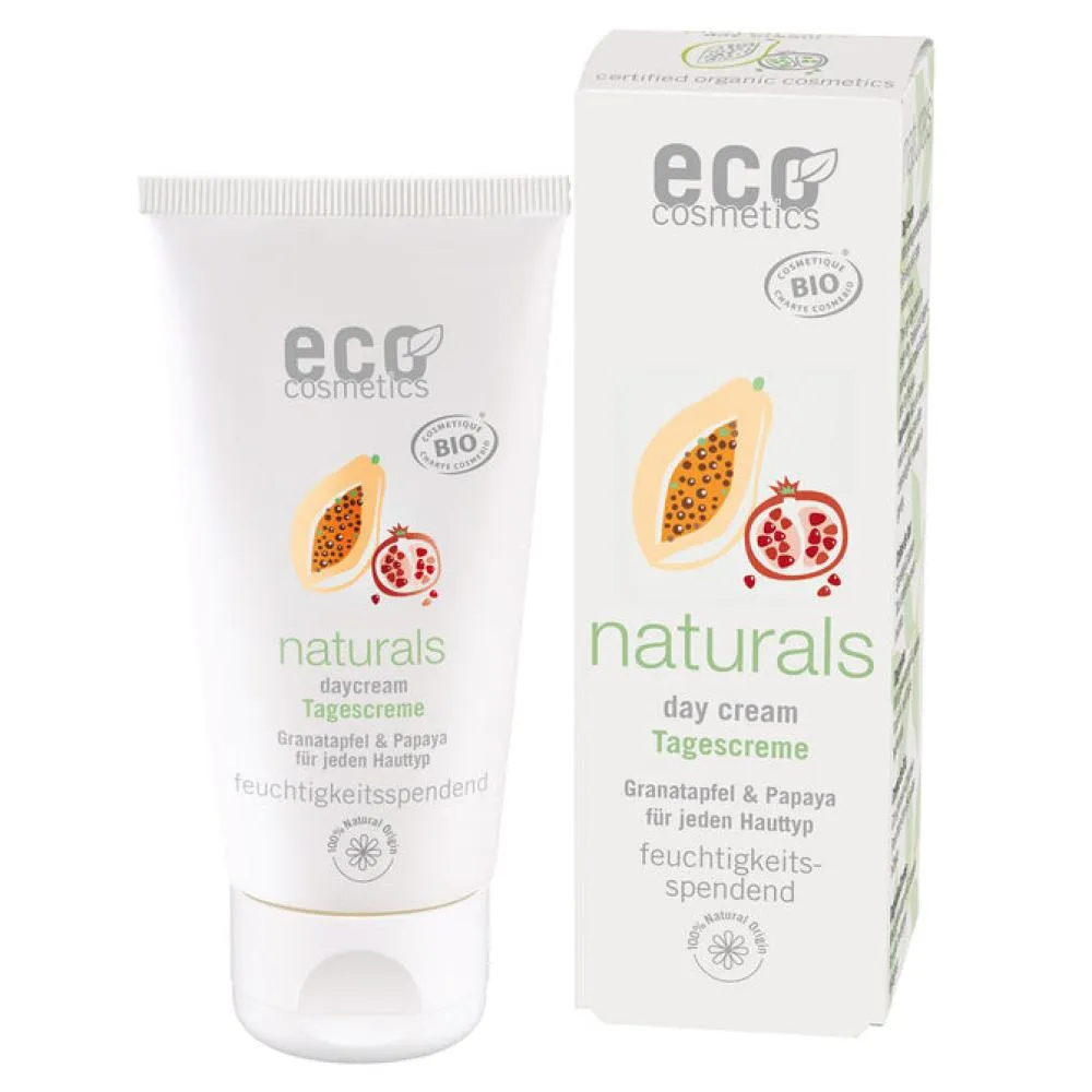 Eco Cosmetics Tagescreme BIO (50 ml) - mit Granatapfel und Papaya