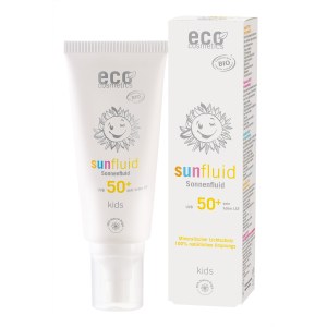 Kinder-Sonnenfluid LSF 50+ BIO (100 ml) - mit natürlichem mineralischem Filter