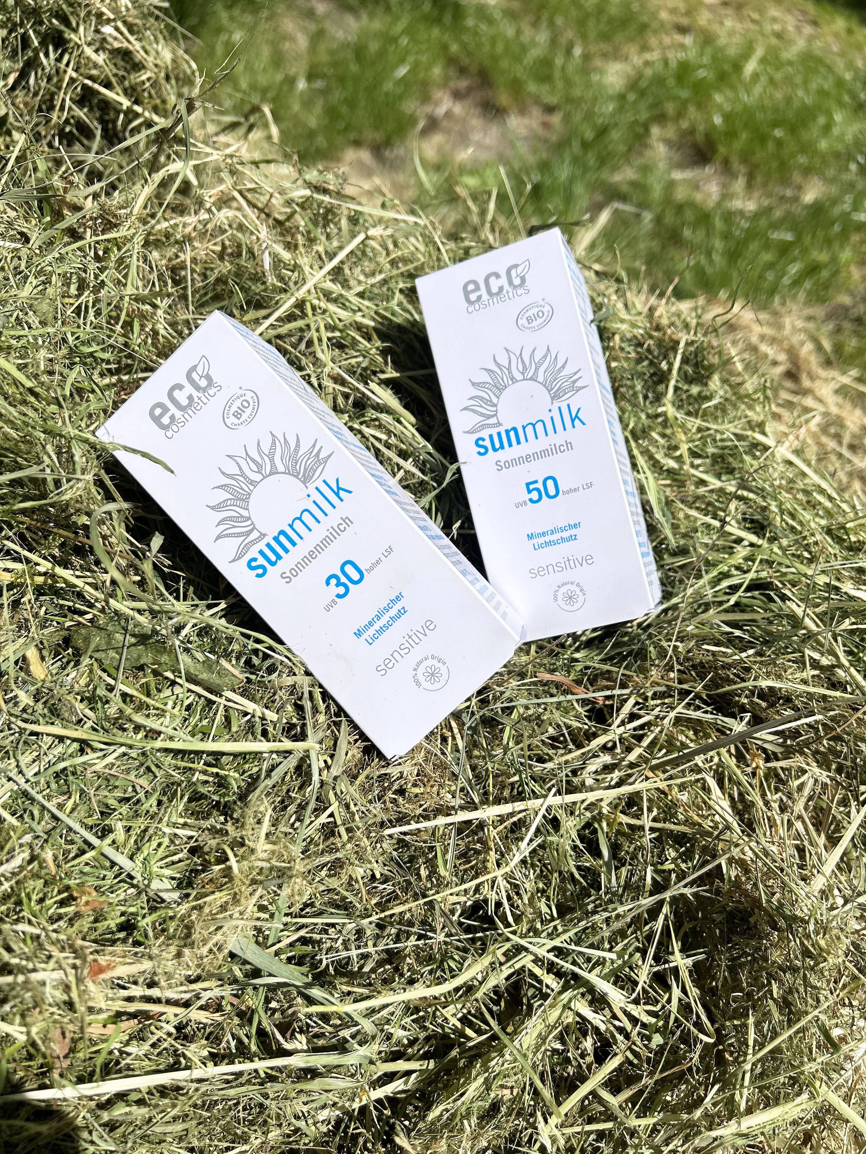 Eco Cosmetics Sonnenmilch LSF 30 Sensitiv Bio (75 ml) - mit natürlichen Mineralfiltern