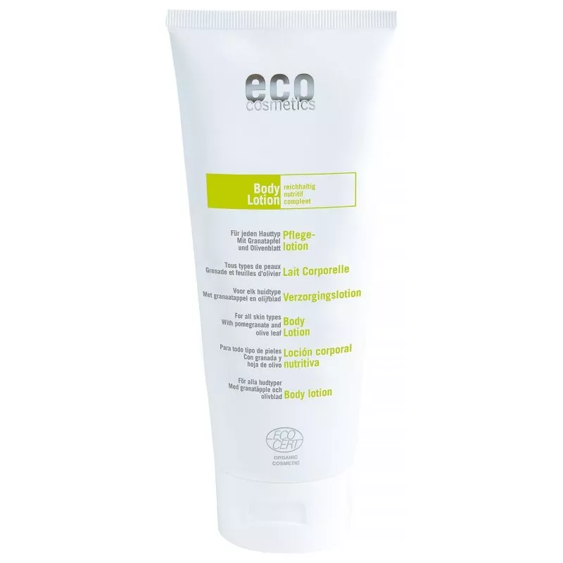 Eco Cosmetics Regenerator. BIO Körpermilch (200 ml) - mit Olivenöl und Granatapfel