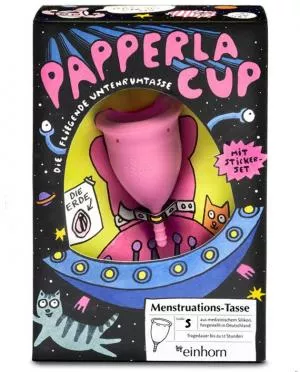 Einhorn Menstruationstasse Papperlacup - S