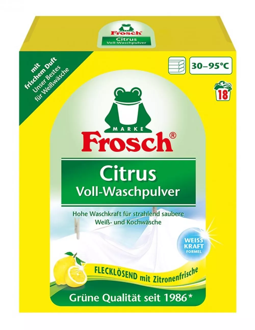 Frosch EKO Waschpulver Citrus (1,35 kg)