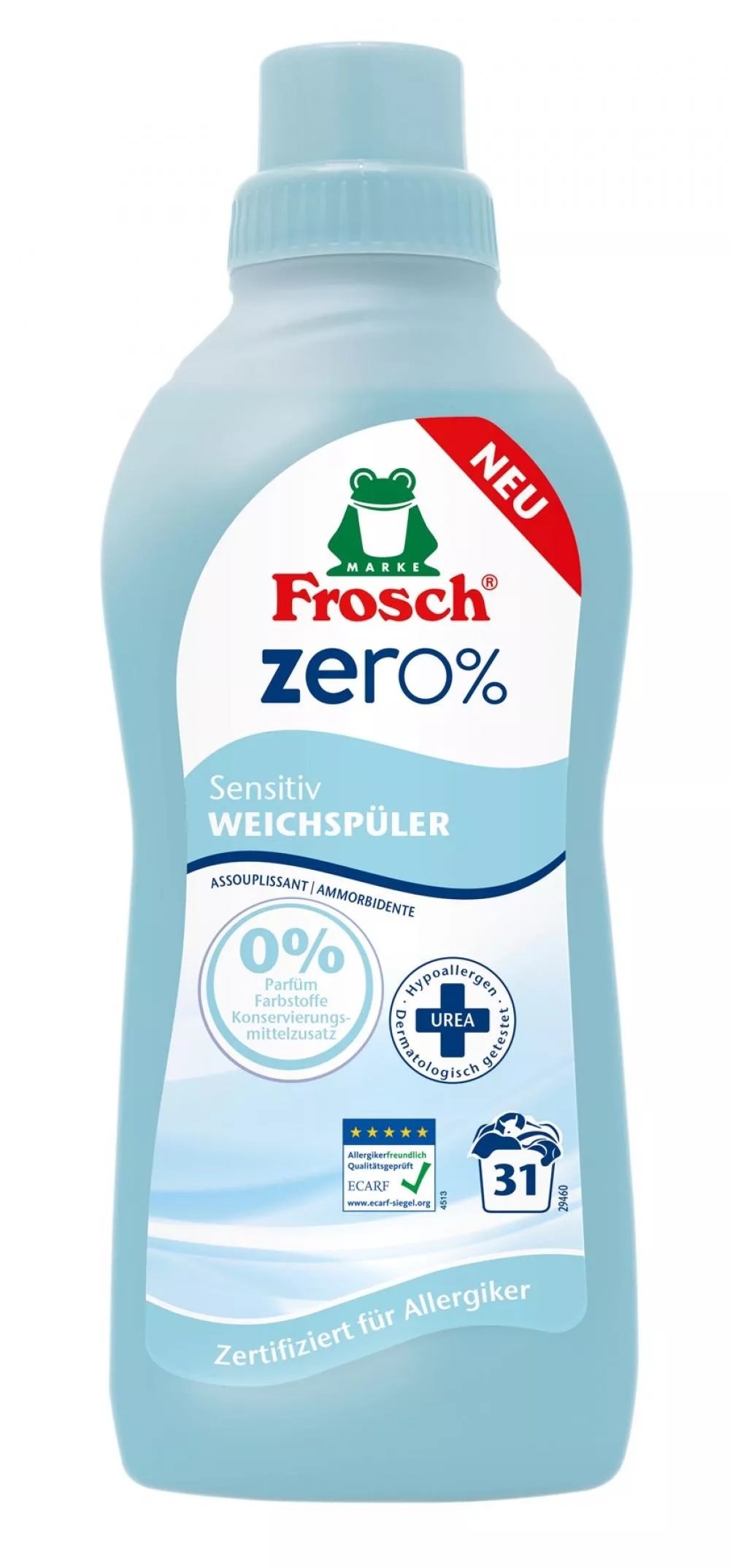 Frosch ECO ZERO
vivage für empfindliche Haut (750 ml)