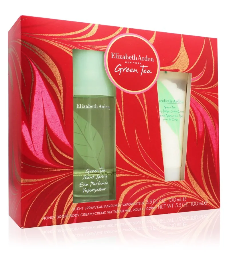 Green Tea Geschenkset 100 ml + Honey Drops Körpercreme Eau de Toilette für Damen