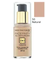Facefinity 3-in-1 Make-up - 50 Natural 30 ml
