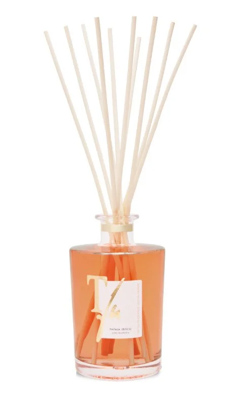 Box Papaya Hibiskus Stäbchen Ml.1500 Transparente Vase - Tfu