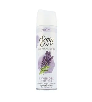 Gillette Satin Care Lavender Touch Rasiergel für normale Haut