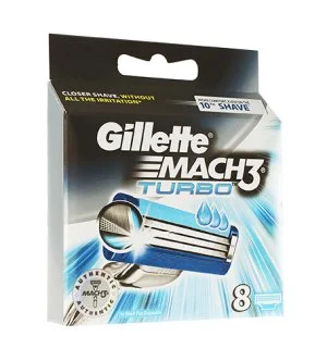 Gillette Mach3 Turbo Ersatzklingen 8 Stück für Männer