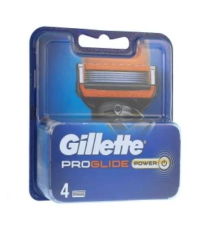 Gillette Fusion5 ProGlide Power Ersatzklingen 4 Stück für Männer