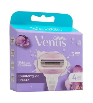 Gillette Venus Comfortglide Breeze Ersatzklingen 4 Stück