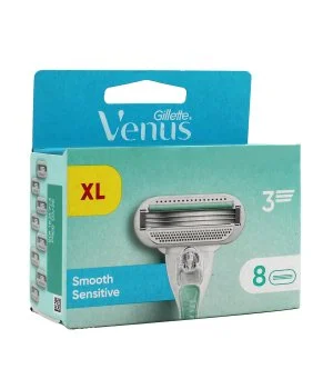 Gillette Venus Smooth Sensitive Ersatzklingen 8 Stück