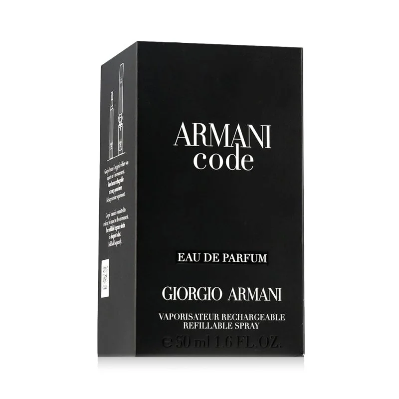 Armani Code nachfüllbares Eau de Parfum für Herren 50 ml