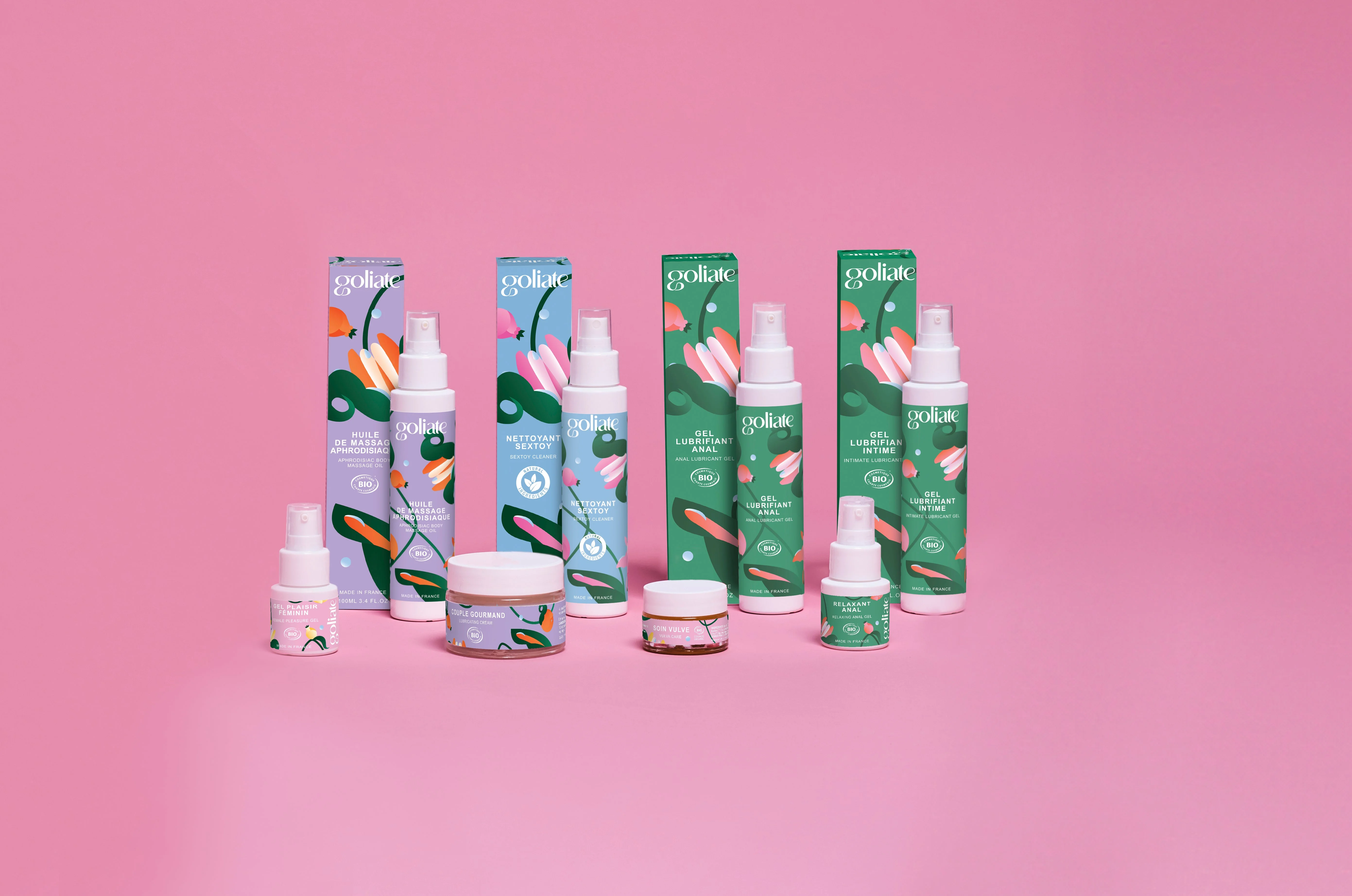 Goliate Essbares Massage- und Gleitöl 2in1 BIO – Nuss 2 ml – Probe – für sie und ihn