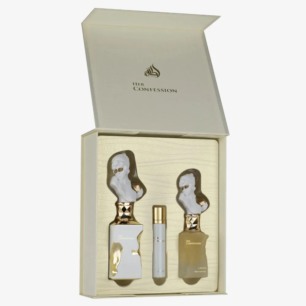 Her Confession 100 ml + EDP Mini 12 ml + Haarnebel Eau de Parfum für Damen 50 ml