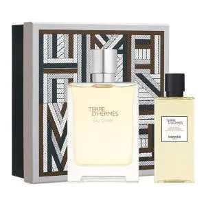 Hermès Terre D'Hermès Eau Givrée EDP nachfüllbar 100 ml + SG für Körper und Haare 80 ml M