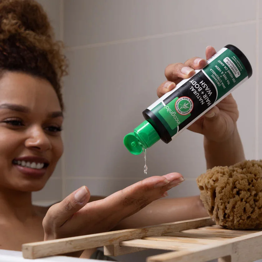 Incognito Schützendes Haar- und Körpershampoo mit Java-Zitronella (200 ml) 100 ml – unangenehm für lästige Insekten und Läuse