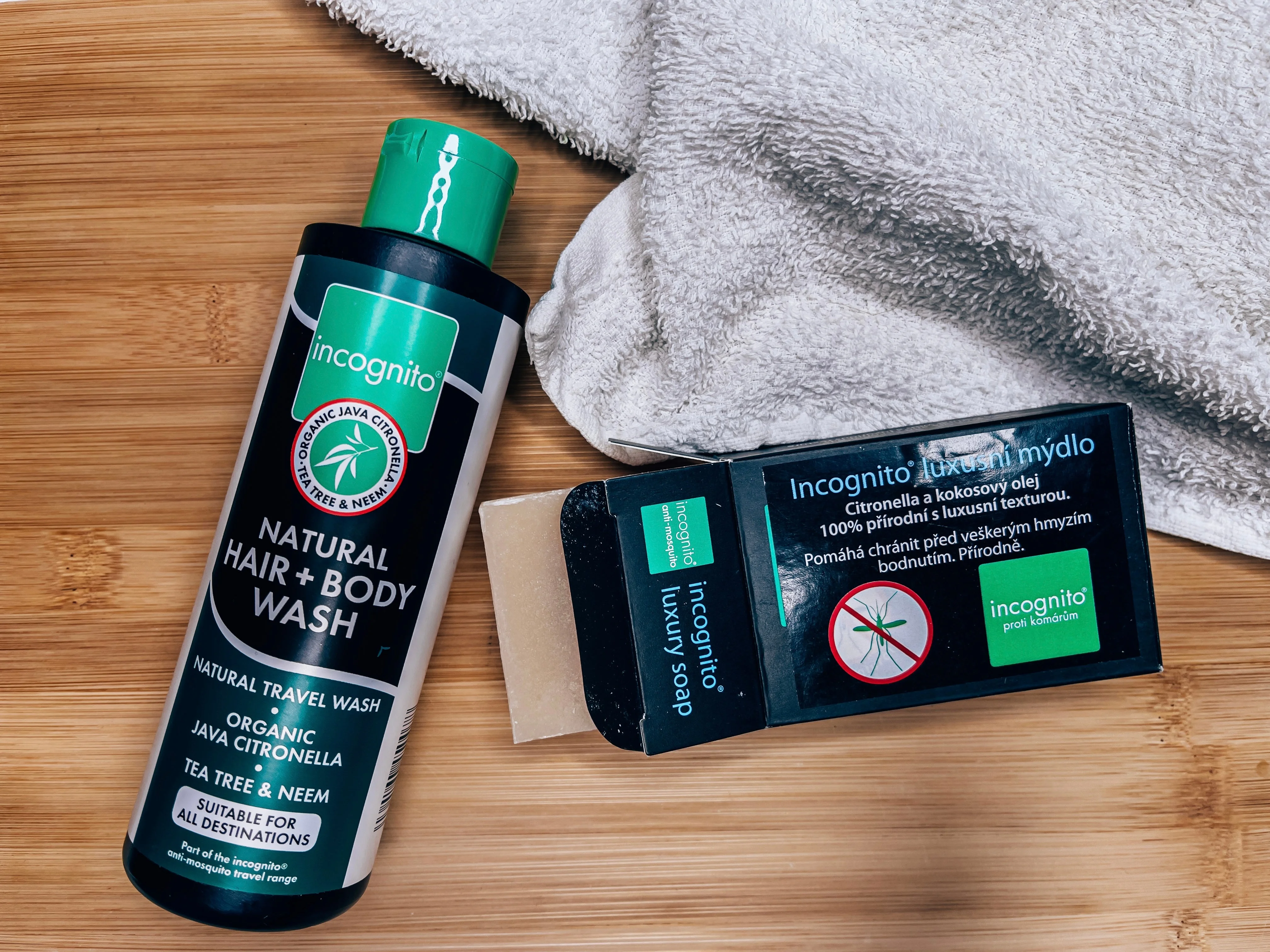 Incognito Schützendes Haar- und Körpershampoo mit Java-Zitronella (200 ml) 100 ml – unangenehm für lästige Insekten und Läuse