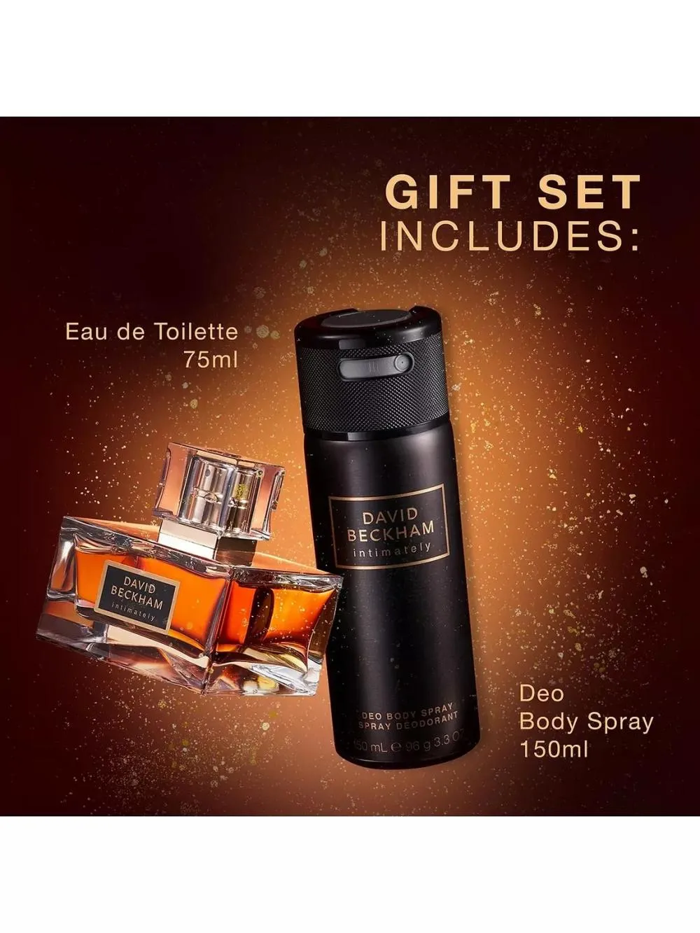 Intimately Men Geschenkset 75 ml + Deospray Eau de Toilette für Herren