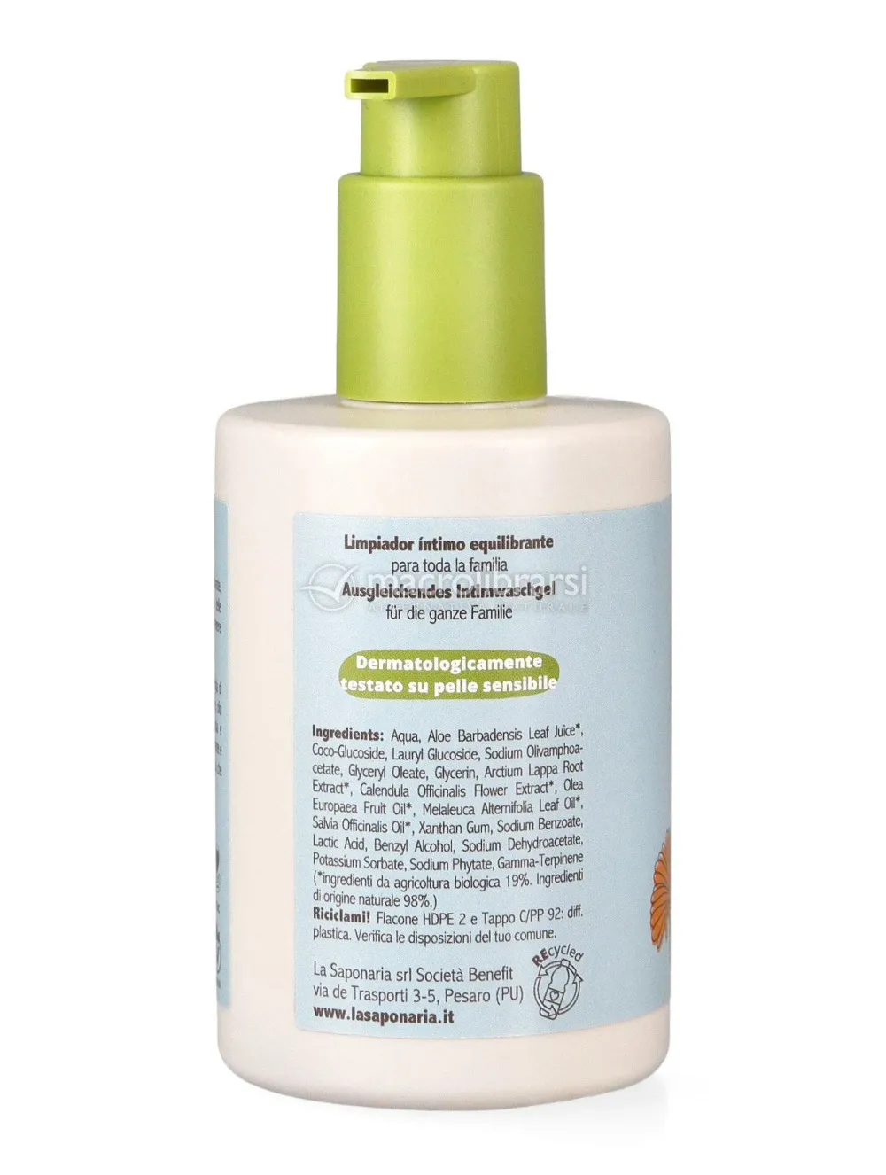laSaponaria Intimgel BIO (200 ml) - erhält den natürlichen pH-Wert 4,5