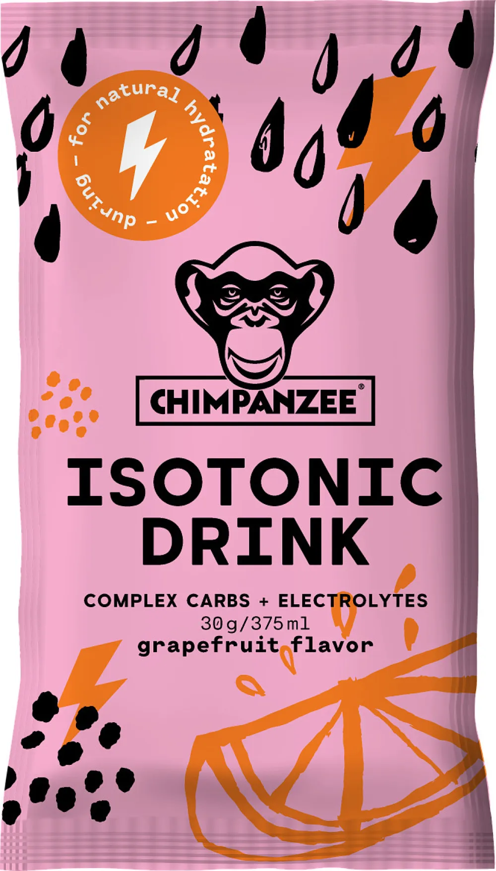 Chimpanzee Isotonisches Getränk Grapefruit 30g