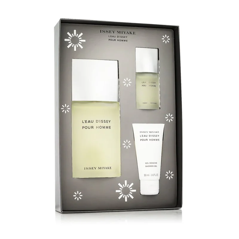 L'Eau d'Issey Pour Homme 125 ml + EDT 15 ml + SG Eau de Toilette für Herren 50 ml