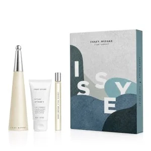 Issey Miyake L'Eau d'Issey Eau de Toilette für Damen 100 ml + EDT Mini 10 ml + Bodylotion