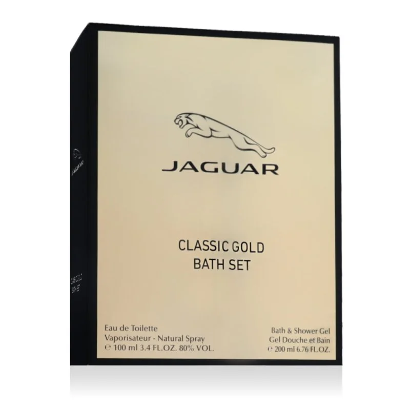 Jaguar Classic Gold 100 ml + Duschgel Eau de Toilette für Herren 200 ml