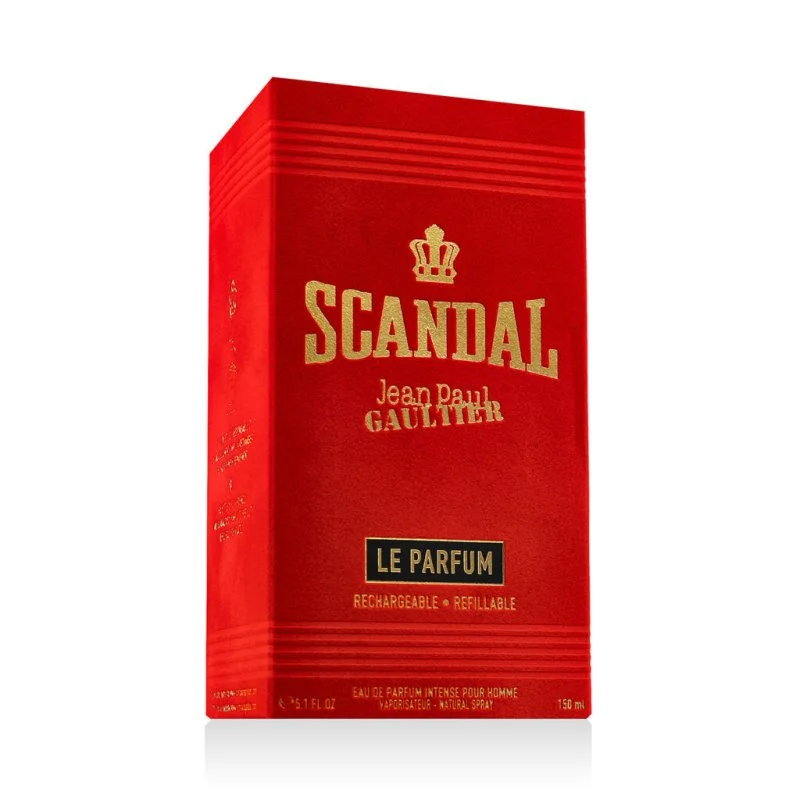 Jean Paul Gaultier Scandal Pour Homme EDP Intense nachfüllbares Parfum für Herren 150 ml