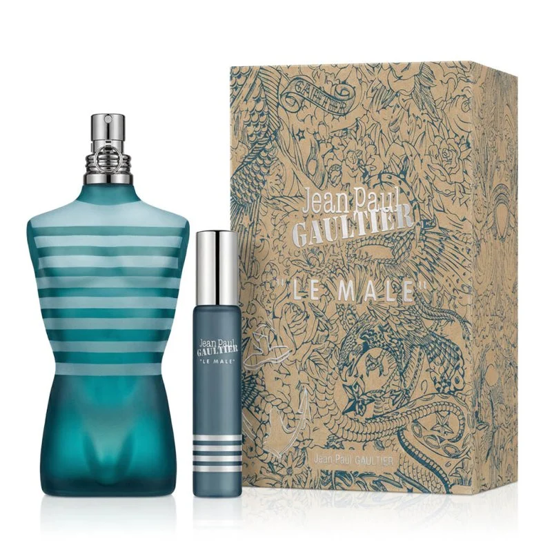 Le Male 125 ml + EDT Eau de Toilette für Herren 20 ml