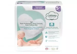 Cottony Wegwerf-Babywindeln aus Bio-Baumwolle 11-25 kg