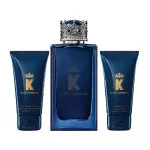 K by Dolce & Gabbana Geschenkset Eau de Toilette für Herren 100 ml + Aftershave-Balsam 50 ml + Duschgel