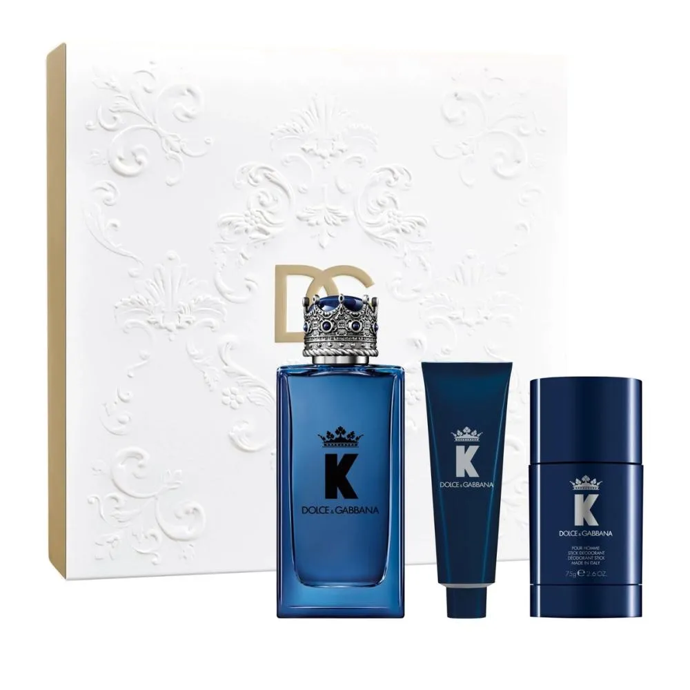 K pour Homme Eau de Parfum für Herren 100 ml + Deo-Stick 75 g + Duschgel 50 ml