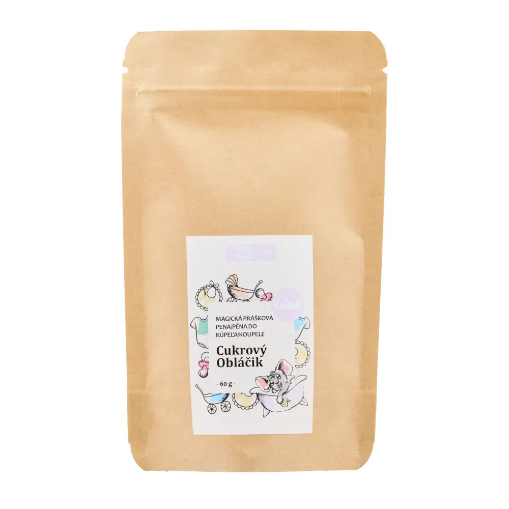 Kvitok Magisches Badeschaumpulver - Zuckerflocke 60 ml