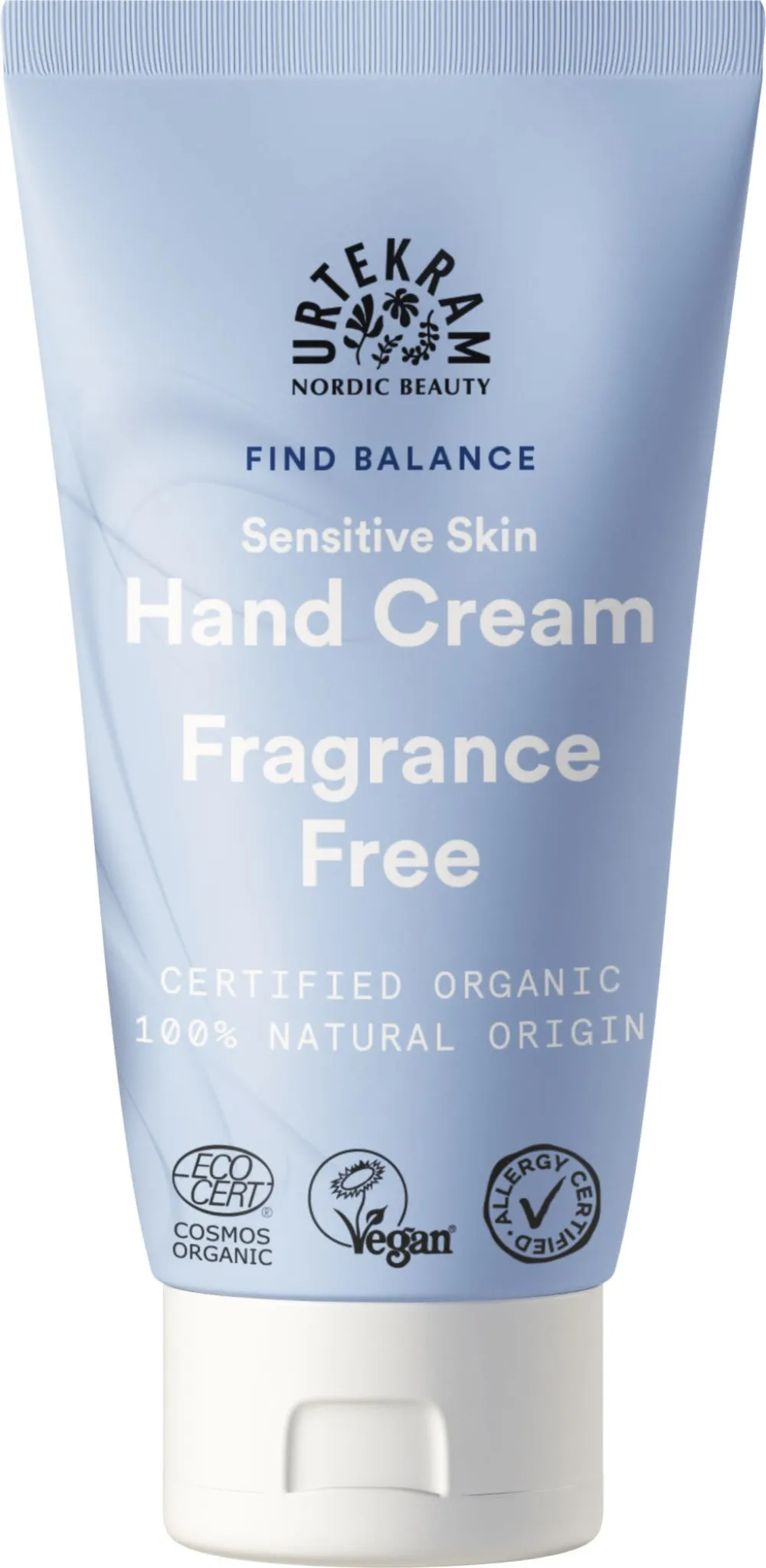 Urtekram Handcreme ohne Parfüm 75ml BIO, VEG