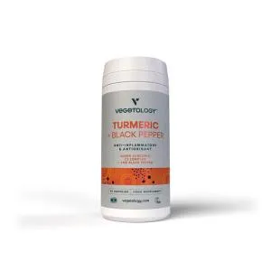 Vegetology Curcumin und Piperin, 60 Kapseln