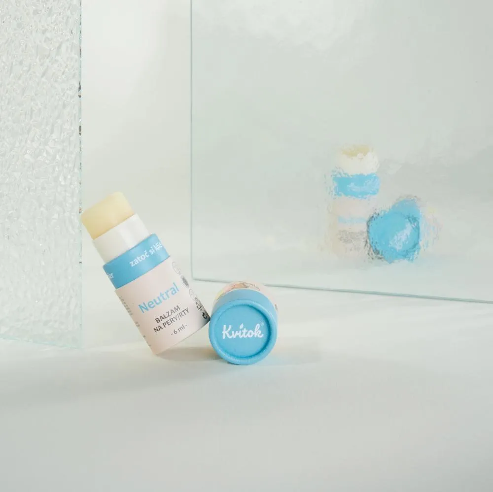 Kvitok Lippenbalsam Neutral (8 ml) - geeignet für die ganze Familie