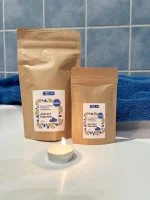 Kvitok Magischer Badeschaum Azurblaue Küste 60 g – schäumt wunderbar