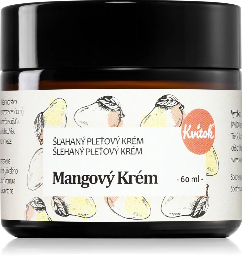 Kvitok Mango-Creme für empfindliche und trockene Haut (60 ml) - neue Formel