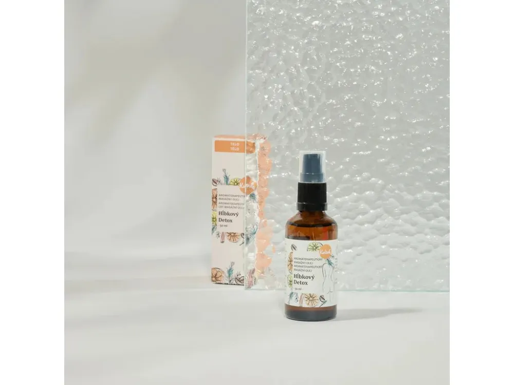 Kvitok Massageöl gegen Cellulite Deep Detox (50 ml) - aktiviert die Mikrozirkulation der Lymphe
