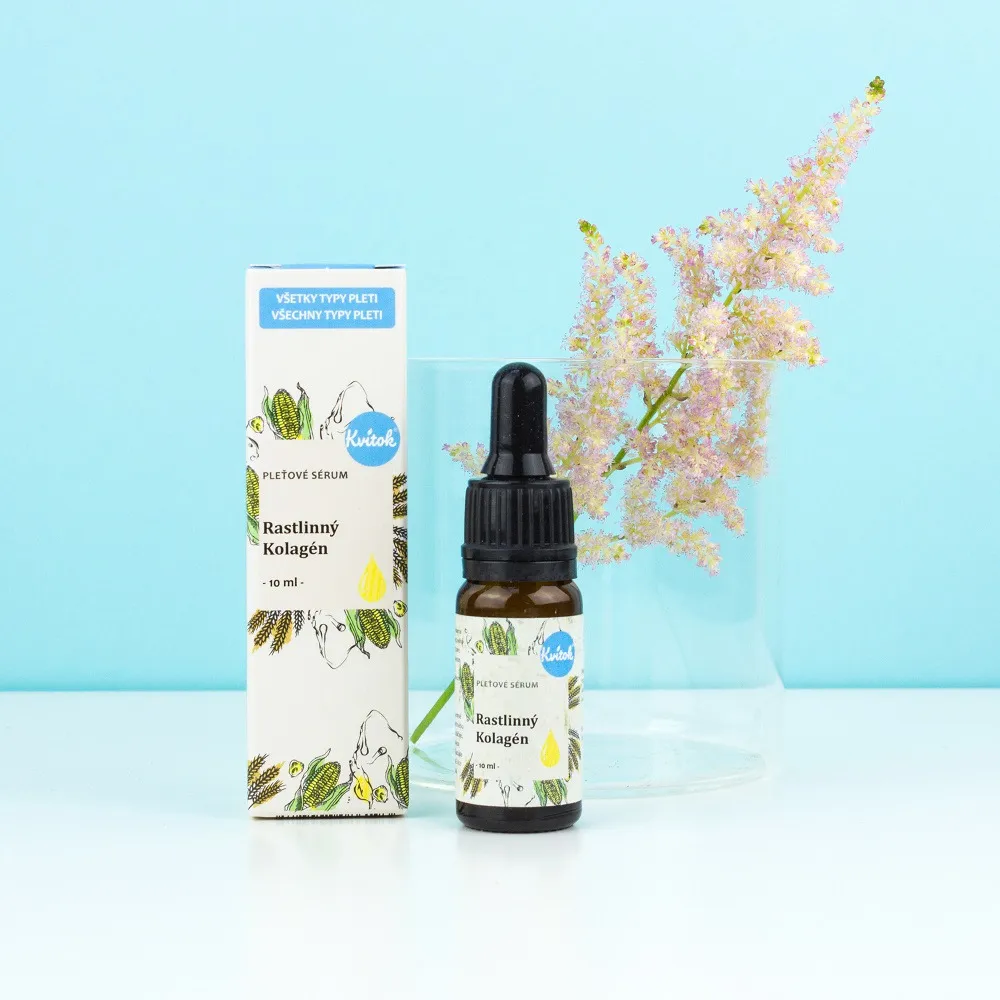 Kvitok Skin Serum - Plant Collagen (10 ml) - glättet und verbessert die Elastizität