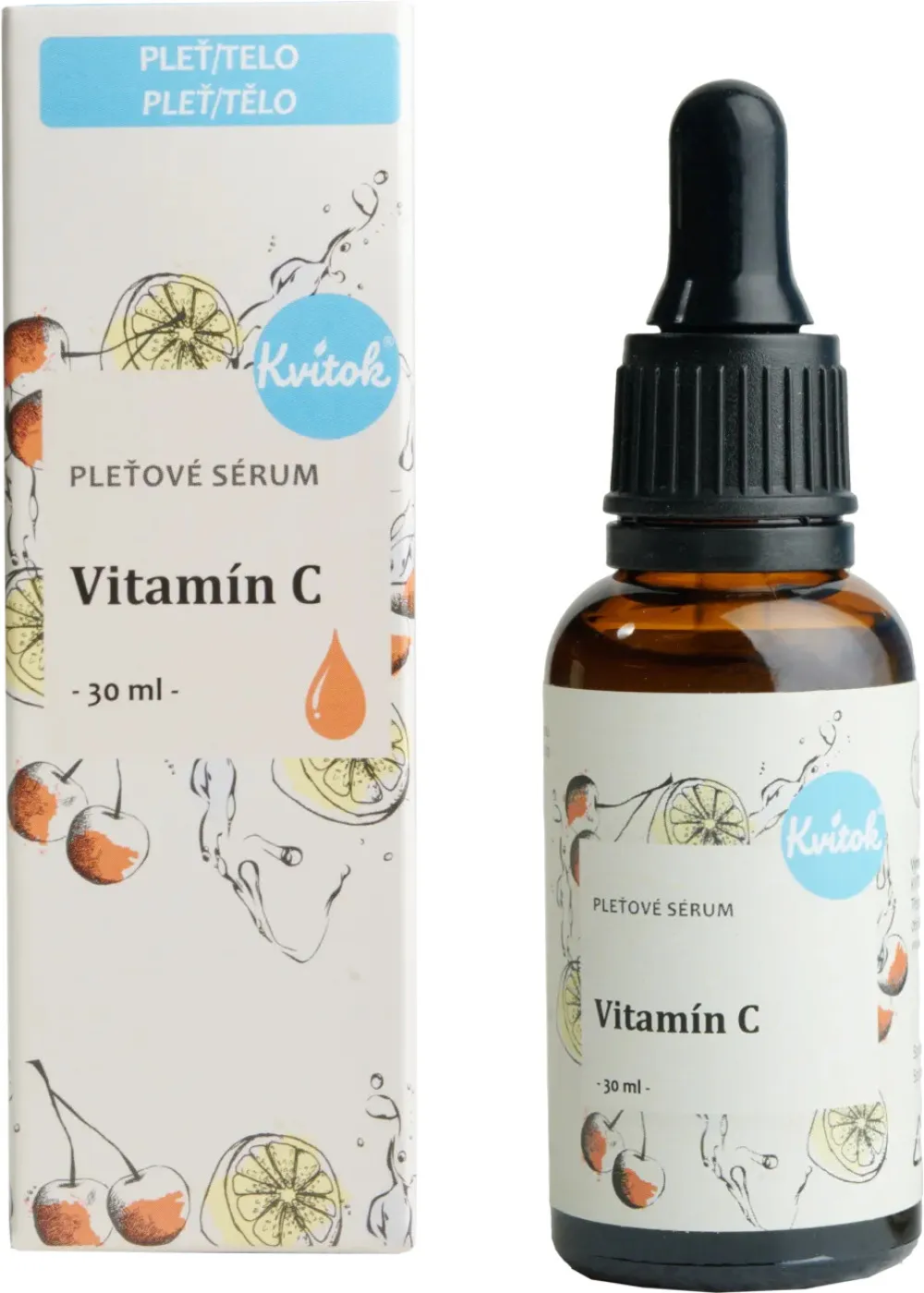 Kvitok Kvitok Gesichtsserum - Vitamin C (30 ml) - Anti-Aging-Effekt