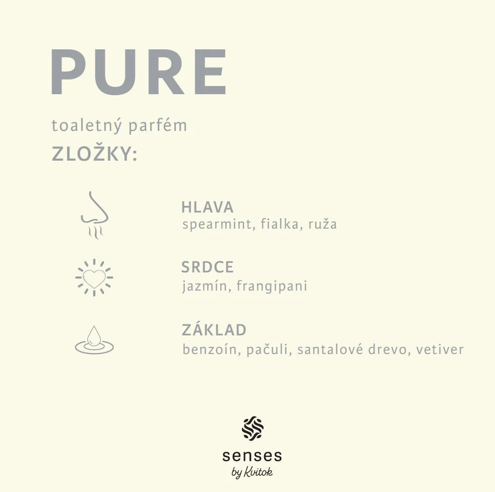 Kvitok Senses Eau de Parfum Pure – Probe (2 ml) – jasminig-blumiger Duft