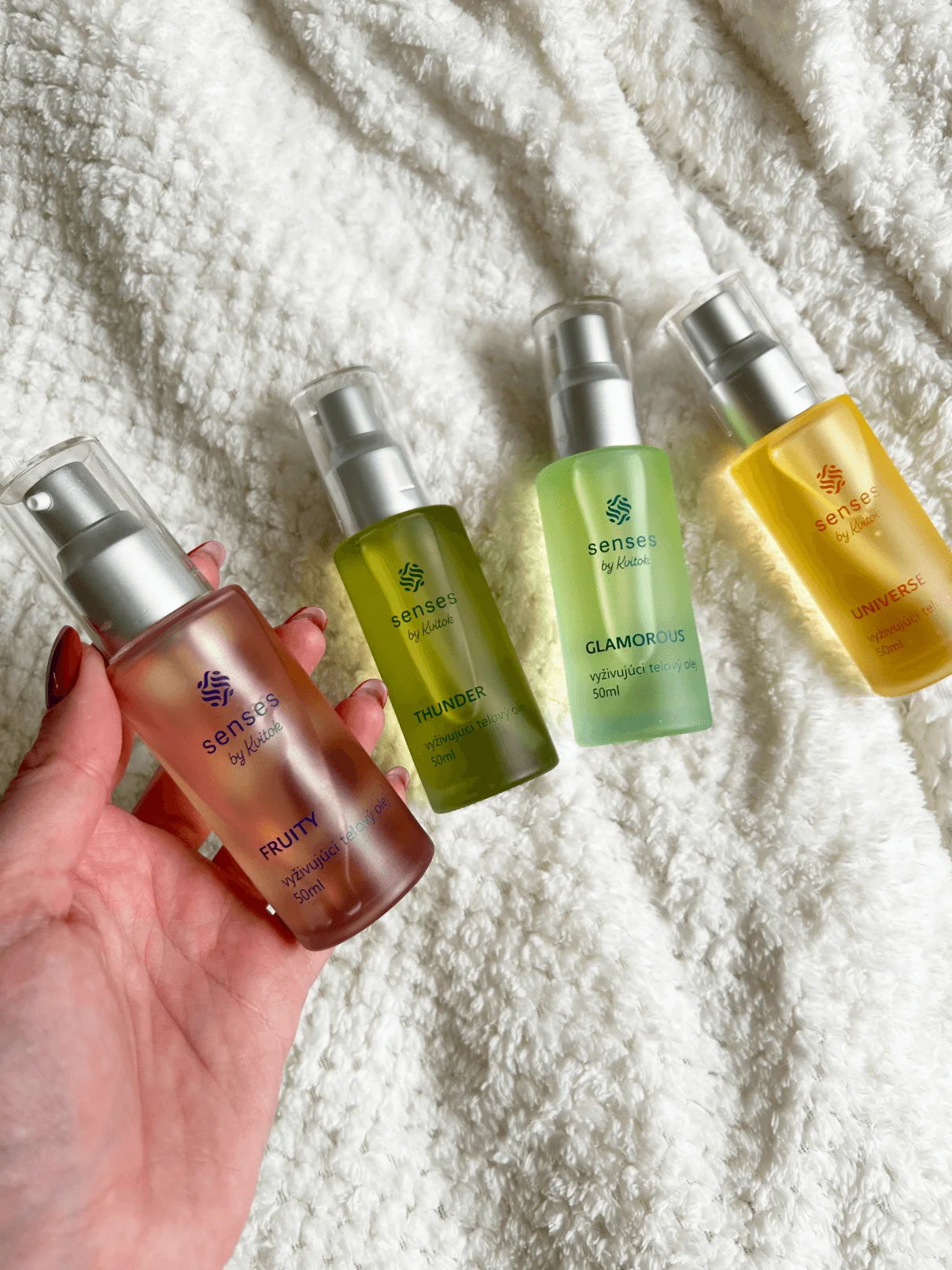 Kvitok Senses Nährendes Körperöl Fruity (50 ml) – mit Duft nach Himbeeren, Johannisbeeren und Vanille