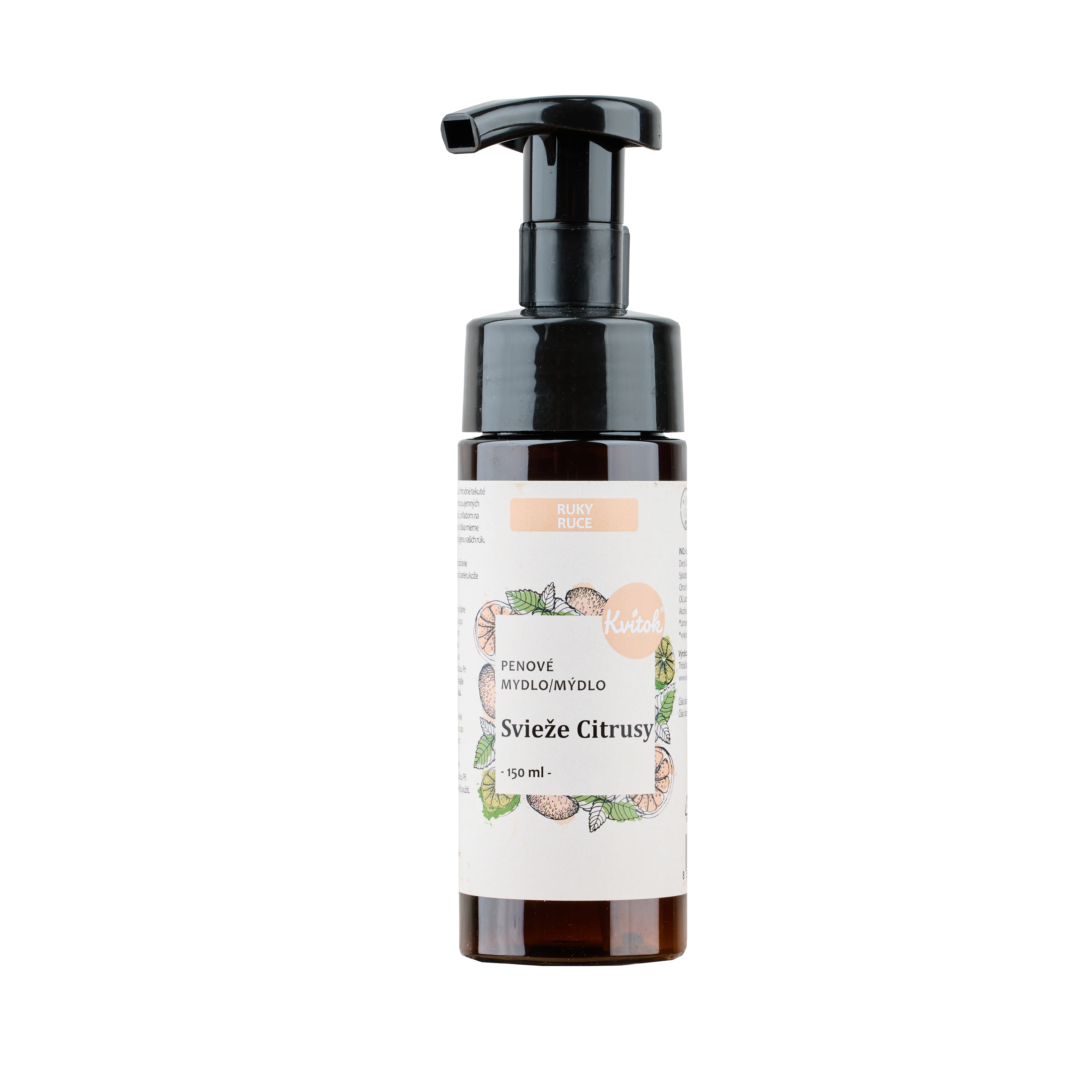 Kvitok Flüssige Schaumseife Frische Zitrusfrüchte (150 ml) – mit herrlich frischem Duft