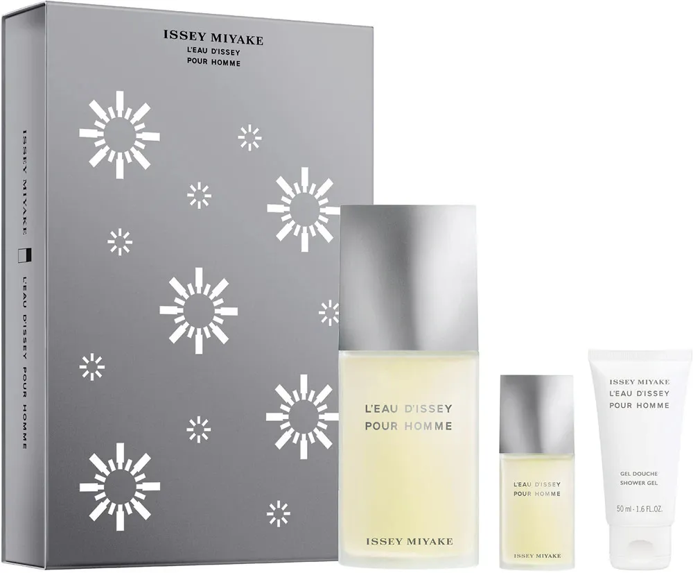 L'Eau d'Issey Pour Homme 125 ml + EDT 15 ml + SG Eau de Toilette für Herren 50 ml