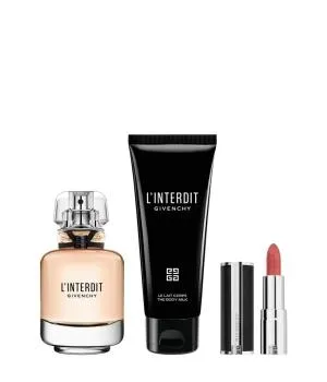 Givenchy L'Interdit + Bodylotion 75 ml + Lippenstift 1,5 g Eau de Parfum für Damen