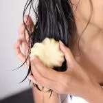 Lamazuna Steife Spülung für alle Haartypen BIO - Vanille (75 g) - bändigt das Haar und verleiht ihm einen süßen Duft